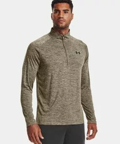 Budget 🔔 Under Armour Tech ½ Zip Long Sleeve ❤️