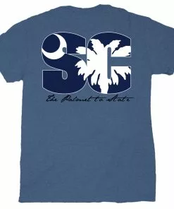 Hot Sale ✔️ Palmetto 👚 Shirt Co. Block SC T-Shirt 💯