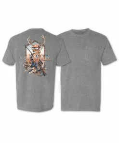 Deals ⌛ Old Row Hunting Buck Pocket Tee ❤️