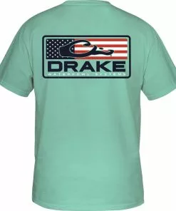 Coupon ✔️ Drake WaterfowlPatriotic Bar S/S Tee 😀