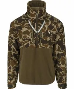Cheapest ⭐ Drake Waterfowl Mens Fleece Lined Guardian Flex Quarter Zip Hunting Jacket ✔️