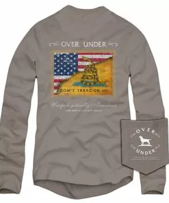 Buy ❤️ OVER UNDER CLOTHING OVER UNDER Long Sleeve Flag T-Shirt ✨