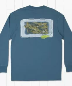 Flash Sale ❤️ Southern Marsh Long Sleeve Boatland Bass T-Shirt 💯