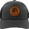 Best deal 😉 Local Boy Outfitters Local Boy Leather Patch Trucker Hat -Charcoal/Black 😀 -Frogg Toggs-shop LEATHER1 13681.1664285643