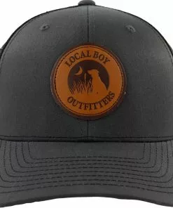 Best deal 😉 Local Boy Outfitters Local Boy Leather Patch Trucker Hat -Charcoal/Black 😀