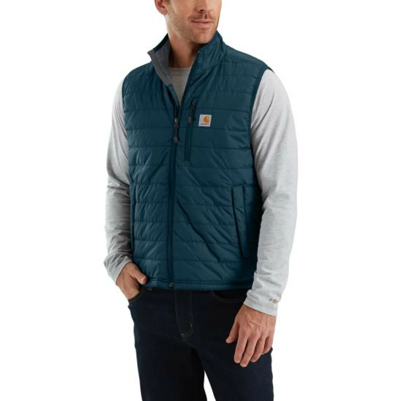 Brand new ⭐ Carhartt Men's Rain Defender Relaxed Fit Lightweight Insulated Vest ❤️ 5 Brand new ⭐ Carhartt Men's Rain Defender Relaxed Fit Lightweight Insulated Vest ❤️ - Image 3