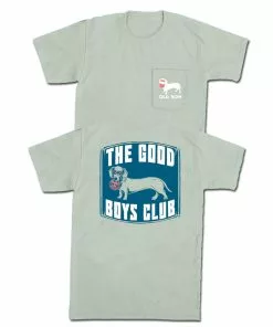 Wholesale 🎉 Old Row The Good Boys Club Dachshund Pocket Tee 👍