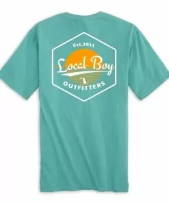 Best Pirce 😉 Local Boy Outfitters Local Boy Paradise Seafoam Short Sleeve T-Shirt 🤩