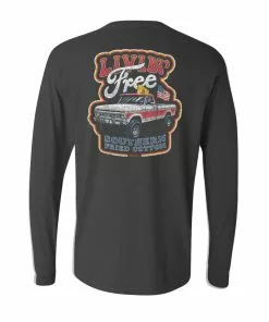 Promo 👏 Southern Fried Cotton Freedom Flyer Long Sleeve Tee 👍