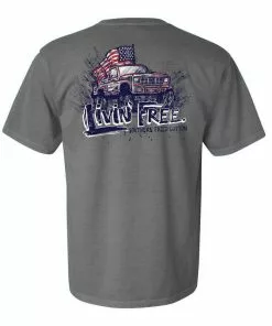 Wholesale 🛒 Southern Fried Cotton Muddin & Livin Free Tee ❤️