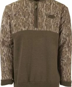 Wholesale 🧨 Drake Camo 1/4 Zip Wool Sweater ⌛