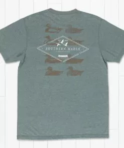 Cheap 😍 Southern Marsh Seawash Decoy Stamp T-Shirt ❤️