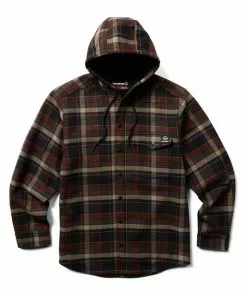 Best Pirce 🌟 Wolverine Bucksaw Hooded Flannel ✨
