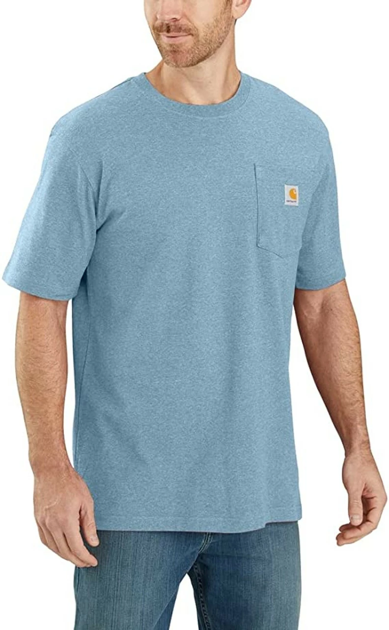 Budget ๐ Carhartt Men's Loose Fit Heavyweight Short Sleeve Pocket T-Shirt โญ 4 Budget ๐ Carhartt Men's Loose Fit Heavyweight Short Sleeve Pocket T-Shirt โญ - Image 2