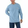 Discount ✨ Carhartt Men's Long Sleeve Workwear Crewneck T-Shirt 😀 -Frogg Toggs-shop alpne 52009.1666364073