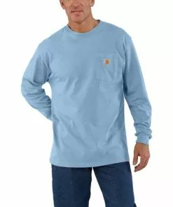 Discount ✨ Carhartt Men's Long Sleeve Workwear Crewneck T-Shirt 😀