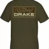Brand new ✔️ Drake Old School Bar T-Shirt 🤩 -Frogg Toggs-shop army green 47079.1666627821