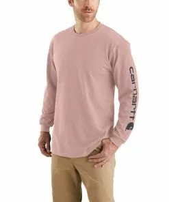 Wholesale 🌟 Carhartt Men's Long Sleeve Logo T-Shirt 👍