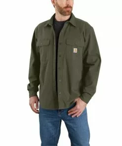 Budget โ Carhartt Rugged Flex Relaxed Fit Canvas Fleece Lined ๐ Shirt Jac ๐ 5 Budget โ Carhartt Rugged Flex Relaxed Fit Canvas Fleece Lined ๐ Shirt Jac ๐ -Frogg Toggs-shop basil 23004.1666369078