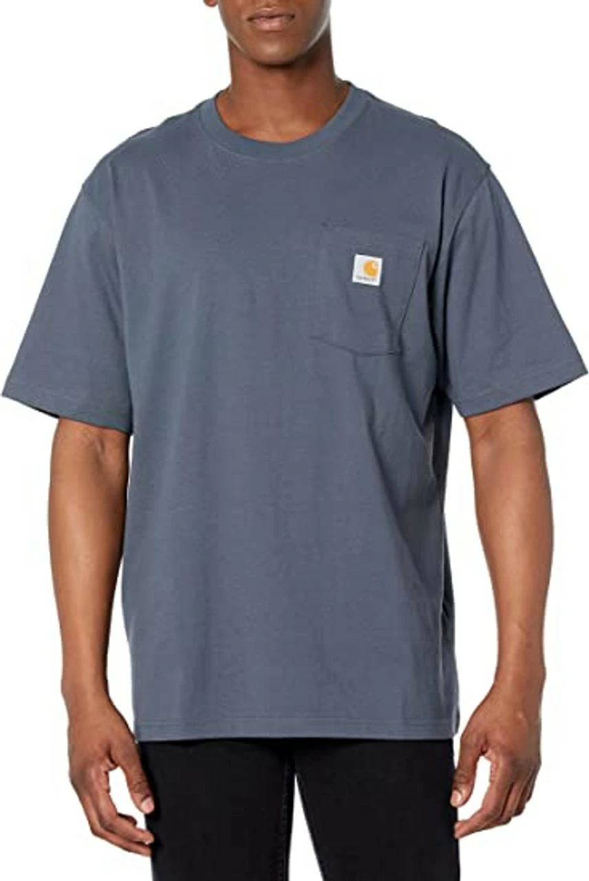 Budget ๐ Carhartt Men's Loose Fit Heavyweight Short Sleeve Pocket T-Shirt โญ 7 Budget ๐ Carhartt Men's Loose Fit Heavyweight Short Sleeve Pocket T-Shirt โญ - Image 5