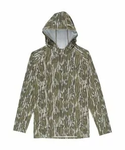 Promo 👍 Aftco Mossy Oak Camo Performance Hoodie 💯