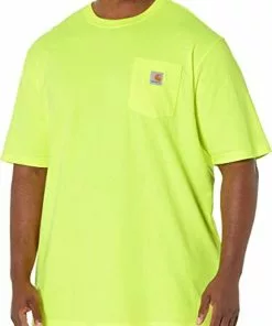 Budget 😀 Carhartt Men's Loose Fit Heavyweight Short Sleeve Pocket T-Shirt ⭐
