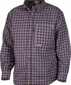 Discount 🤩 Drake Men's Autumn Brushed Twill 👚 Shirt ⭐