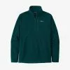 Hot Sale ⭐ PATAGONIA INC. Patagonia Men's Better Sweater 1/4 Zip Fleece - Dark Borealis Green 👍 -Frogg Toggs-shop dark 18639.1664390899