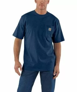 Budget ๐ Carhartt Men's Loose Fit Heavyweight Short Sleeve Pocket T-Shirt โญ 62 Budget ๐ Carhartt Men's Loose Fit Heavyweight Short Sleeve Pocket T-Shirt โญ -Frogg Toggs-shop dark colbalt blue heather 26476.1666191623