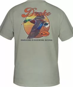 Coupon 😍 Drake Vintage Mallard Short Sleeve T-Shirt 🥰