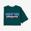 Cheapest ✨ PATAGONIA INC. Patagonia Men's P-6 Logo Responsibili-Tee 🔥 -Frogg Toggs-shop green 71361.1666876237