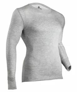 Wholesale 👏 INDERA MILLS Indera Men's 2 Layer Merino Performance Crew Grey 🧨