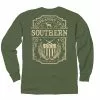 Cheap ✨ Straight Up Southern God Guns Label Long Sleeve T-Shirt ❤️ -Frogg Toggs-shop gun 53815.1663076661