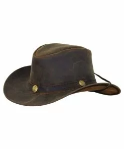 Top 10 ✔️ OUTBACK TRADING COMPANY Outback Trading Co. Cheyenne Leather Hat 🌟