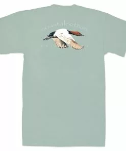 Deals ⭐ Coastal Cotton Canvas Back Jade Short Sleeve T-Shirt ⌛