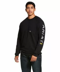 Buy 😉 Ariat International Ariat Rebar Cotton Strong Graphic T-Shirt 🛒