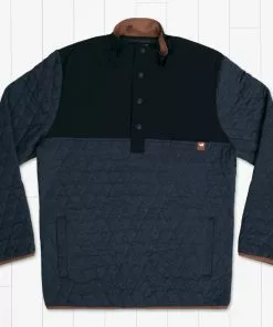 Outlet 🎁 Southern Marsh Big Horn Quilted Pullover 😀 -Frogg Toggs-shop navy 74197.1666705133