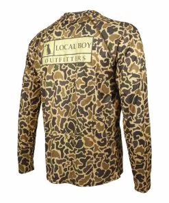 Budget 🔥 Local Boy Outfitters Local Boy Performance Long Sleeve Old School Camo ⭐