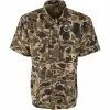 Cheapest 🎁 Drake Waterfowl Vented Wingshooter's Short Sleeve 👕 Shirt 👍 -Frogg Toggs-shop old school 13854.1659120652