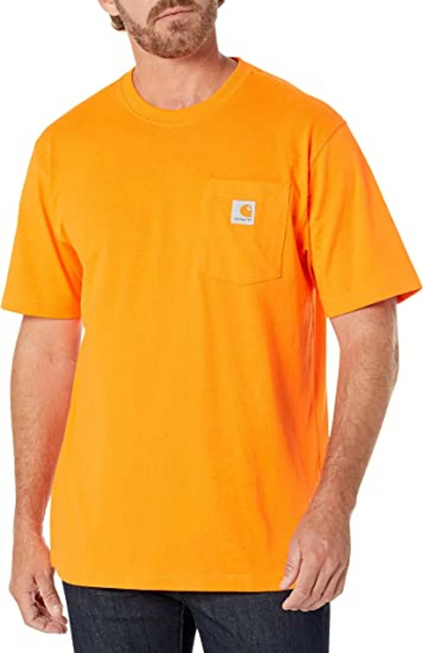 Budget ๐ Carhartt Men's Loose Fit Heavyweight Short Sleeve Pocket T-Shirt โญ 6 Budget ๐ Carhartt Men's Loose Fit Heavyweight Short Sleeve Pocket T-Shirt โญ - Image 4