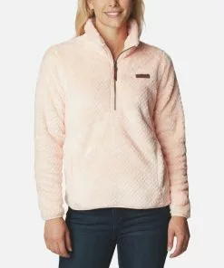 Wholesale 😍 Columbia Sportswear Columbia 👩 Women's Fire Side Quarter Zip Sherpa Fleece ✔️ -Frogg Toggs-shop peach blossom 62606.1663591982