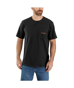 Budget 😍 Carhartt Relaxed Fit Heavyweight Short Sleeve Pocket Logo Graphic T-Shirt 😍