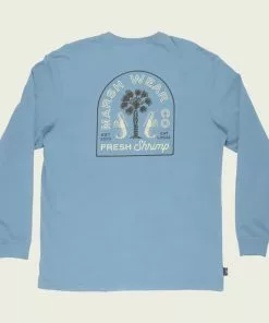 New 🔥 Marsh Wear Fresh Shrimp Long Sleeve T-Shirt ⌛