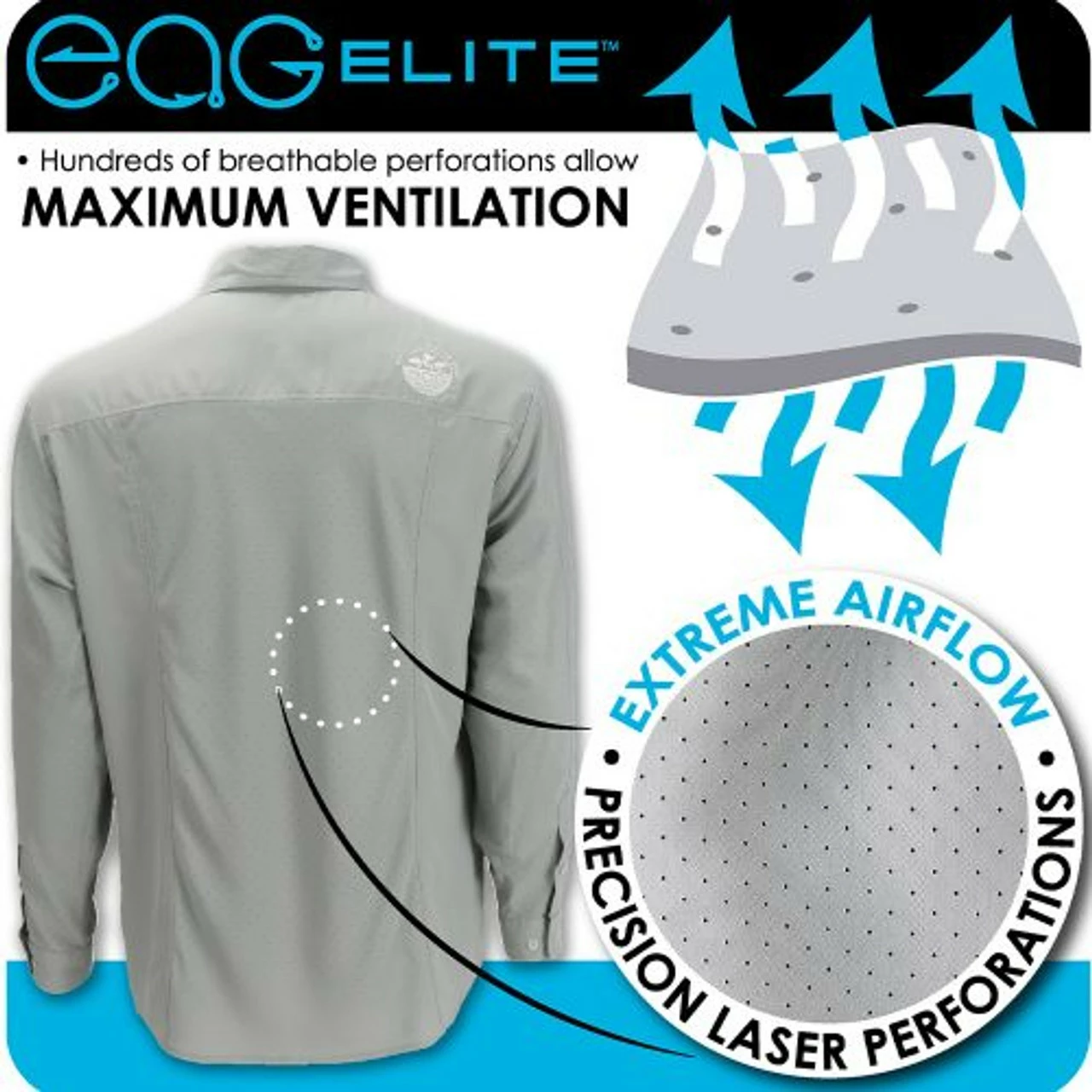 Cheapest β Paramount Apparel Paramount Outdoors EAG Elite Long Sleeve Big Blue Button Down Fishing π Shirt π 5 Cheapest β Paramount Apparel Paramount Outdoors EAG Elite Long Sleeve Big Blue Button Down Fishing π Shirt π - Image 3