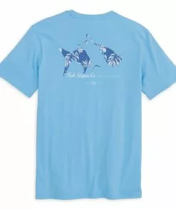 Cheapest 😀 Fish Hippie Skewed Short Sleeve Tee ✔️