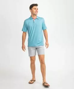 Buy 👏 Southern 👕 Shirt Co. Grayton Heather Polo 🤩 -Frogg Toggs-shop southern shirt polo grayton heather polo baltic blue 28963774496820 1000x 21776.1658525601