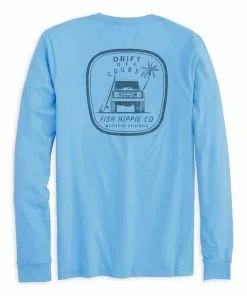 Cheap 👍 Fish Hippie Stranded Long Sleeve T-Shirt ✨