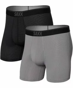 Discount 👍 Saxx Underwear Co. Quest 2- Pack Quick Dry Mesh 🛒