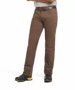 New 🛒 Ariat International Ariat Rebar M4 Relaxed DuraStretch Made Tough Stackable Straight Leg Pant - Wren 🛒